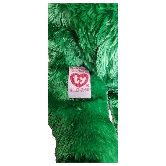 Vintage 1998, 2002 Holiday 14" Reindeer Teddy Beanie Baby Christmas PJs 9" Bear - Picture 15 of 16